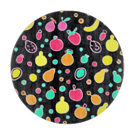 Vivid Neon Fruitful Mönster