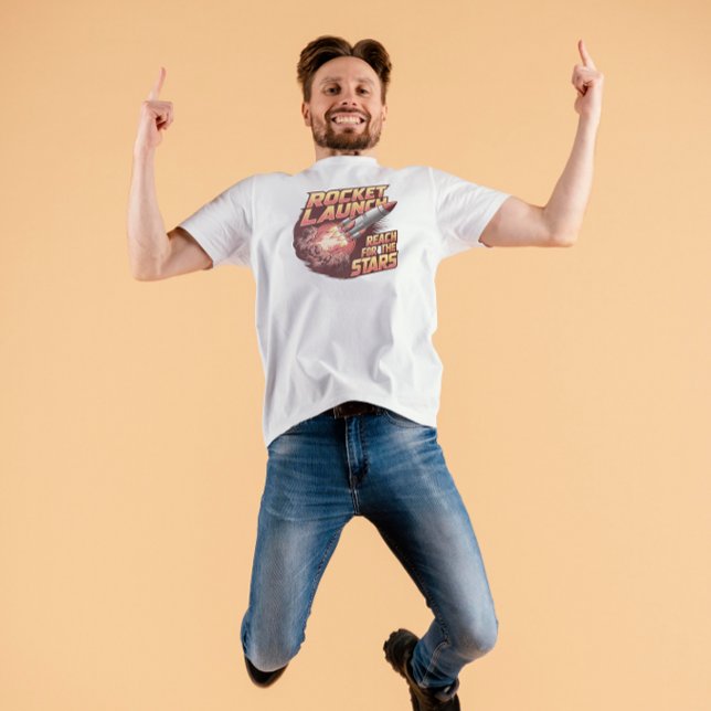 Vivid och djärv lansering T-Shirt (Skapare uppladdad)