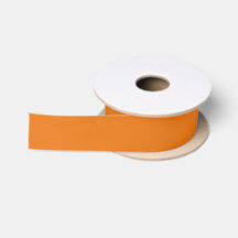 Vivid Orange Solid Färg Satin Ribbon