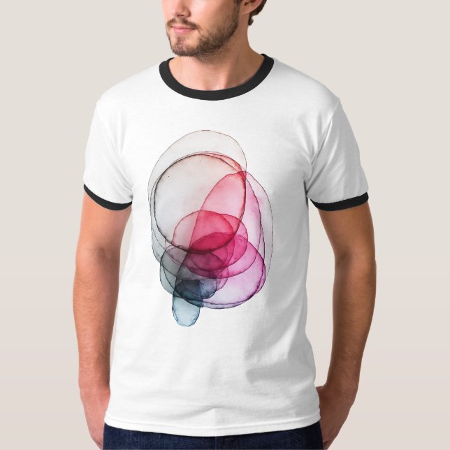 Vivid Overlap V02 T Shirt (Framsida)