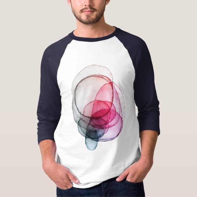 Vivid Overlap V02 T Shirt (Framsida)