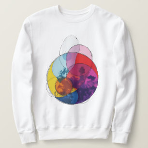 Vivid Overlap V03 Lång Ärmad Tröja