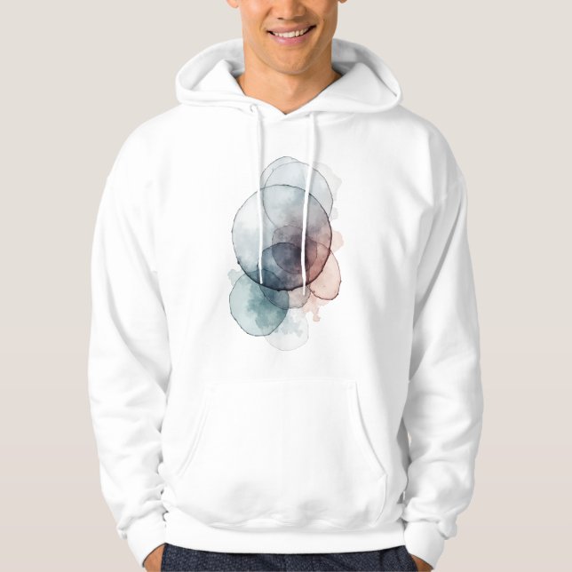 Vivid Overlap V04 Hoodie (Framsida)