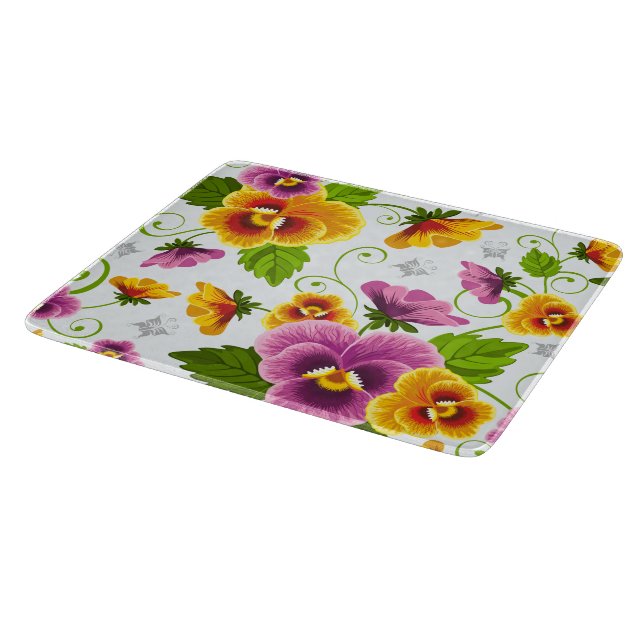 Vivid Pansy-blommor (Hörn)