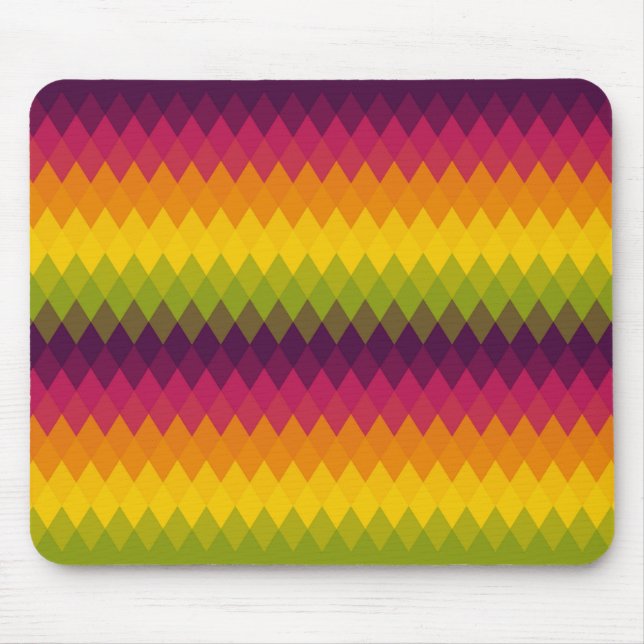 Vivid Prism Cascade Mouse Pad Musmatta (Framsidan)