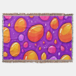 Vivid RainDrop Tecknad Art Filt