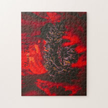 Vivid Red Poppy Stamen