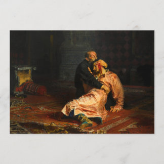 Vivid Retro - Ivan the Terrible och Hans Son Ivan Inbjudningar