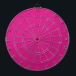 Vivid Rosa Solid Färg Darttavla<br><div class="desc">Vivid Rosa Solid Färg</div>