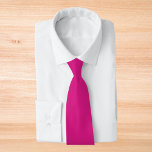 Vivid Rosa Solid Färg Slips<br><div class="desc">Vivid Rosa Solid Färg</div>