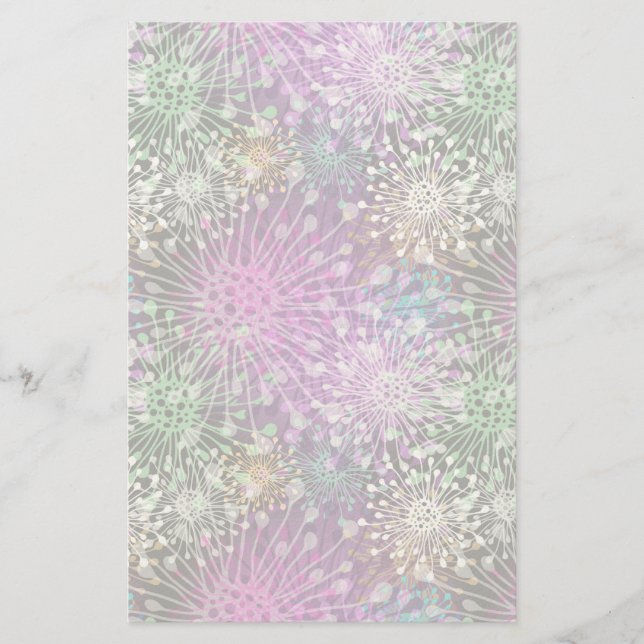 Vivid Spotty Mönster Brevpapper (Framsida)