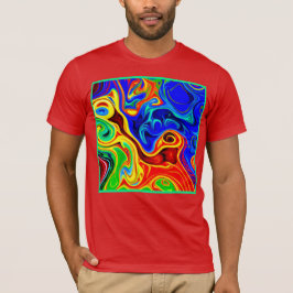 Vivid Stil Mönster T Shirt