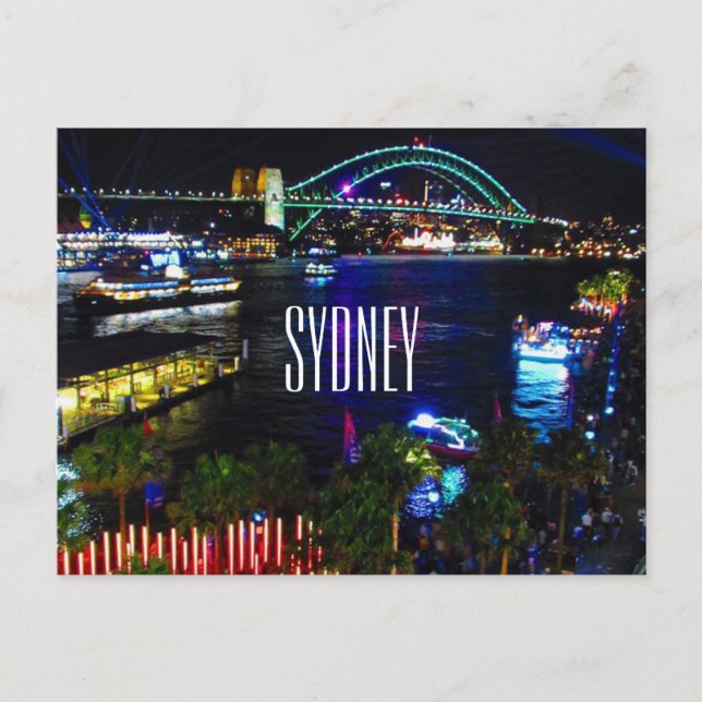 vivid sydney cq vykort (Framsida)