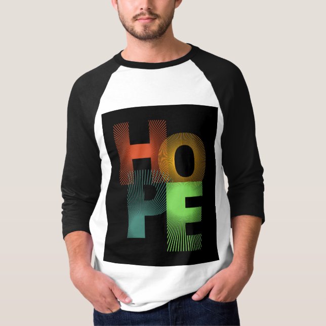 Vivid Vibes - Modern typografi T-Shirts (Framsida)