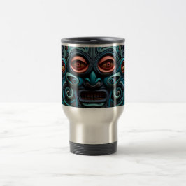 Vivid Vibrant Tribal 3D Papprare Art stil mönster Resemugg