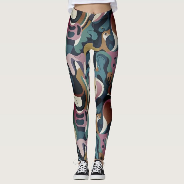 Vivid Vortex Leggings (Framsida)