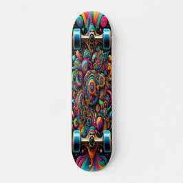 ’Vivid Vortex’ Mini Skateboard Bräda 18,5 Cm