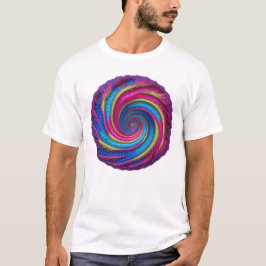 Vivid Vortex - Spiral in i psykedelic T Shirt