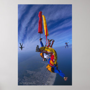 VividViews.com: Tube Dive över Wildwood, NJ Skriv Poster