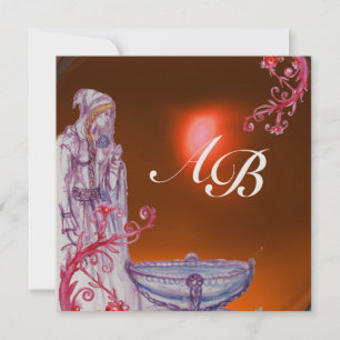 VIVIEN MONOGRAM orange topaz guld Inbjudningar