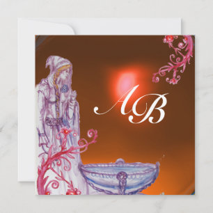 VIVIEN MONOGRAM orange topaz Inbjudningar