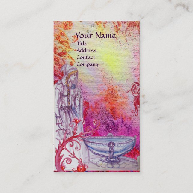 VIVIEN monogram Visitkort (Framsida)