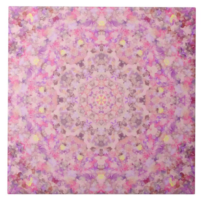 Vivienne Oil Paint Mandala Kakelplatta (Framsidan)