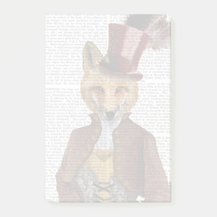 Vivienne Steampunk Fox Post-it Block