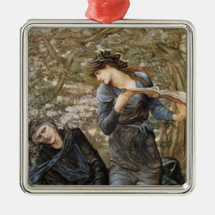Viviens borgmästare i Merlin (Edward Burne-Jones) Julgransprydnad Metall