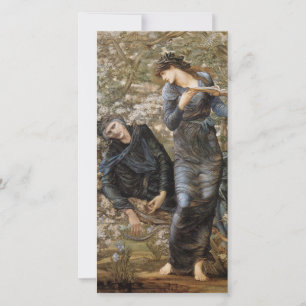 Viviens borgmästare i Merlin (Edward Burne-Jones) Kort