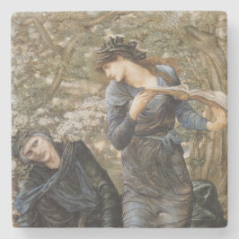 Viviens borgmästare i Merlin (Edward Burne-Jones) Stenunderlägg