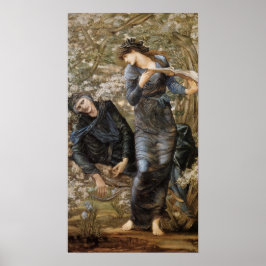 Viviens teasing av Merlin (Edward Burne-Jones) Poster