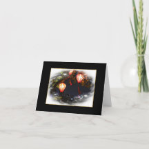 Vivietnamesisk landmönstrad notecard