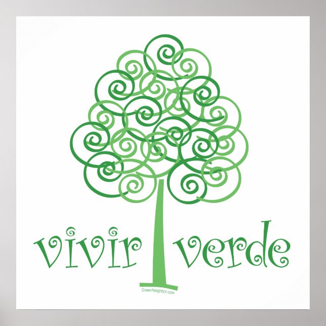 Vivir Verde Poster (Framsidan)