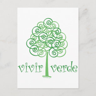 Vivir Verde Vykort