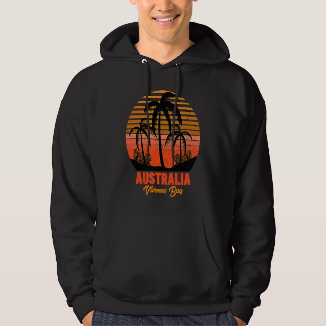 Vivonne Bay Kangaroo Island South Australia Hoodie (Framsida)