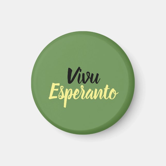 Vivu Esperanto Magnet (Framsidan)