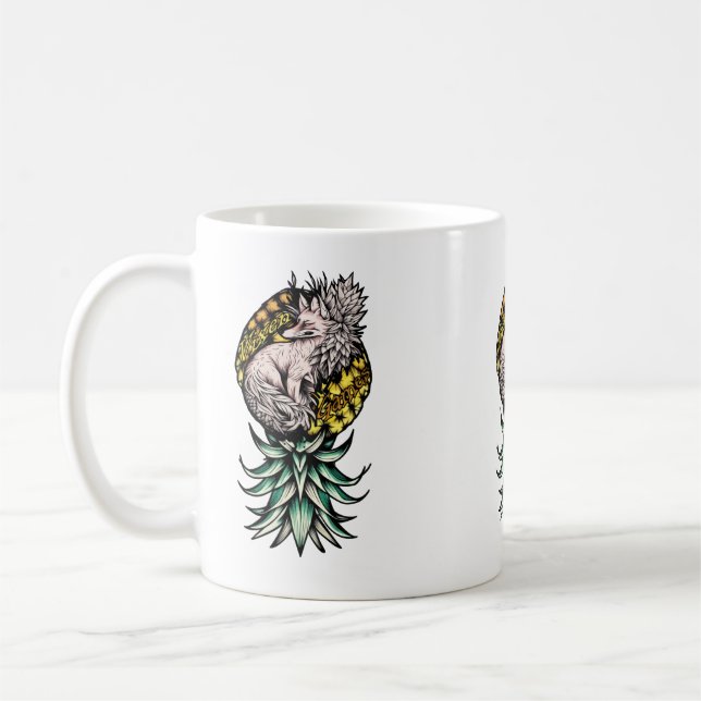 Vixen Games Hotfru Swinger Upside-down Pineapple Kaffemugg (Vänster)