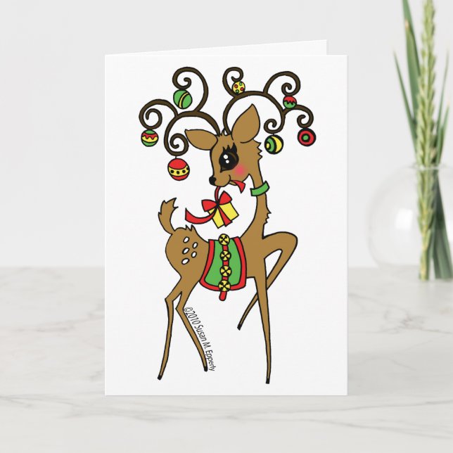 Vixen / Joyeux Noël Helgkort (Framsida)