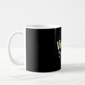 Vixen jul ren djur pin up flicka vintage tomte kaffemugg
