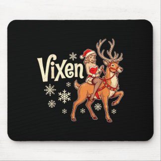 Vixen jul ren pin up tjej vintage tomte musmatta