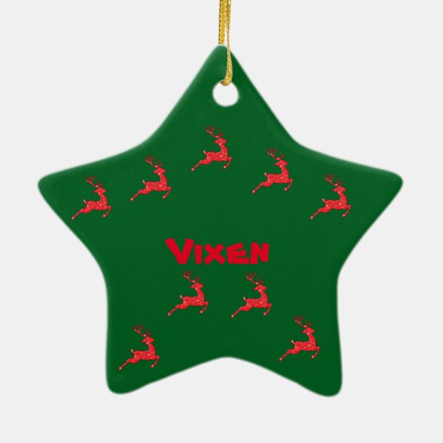 Vixen Ornament i Färg (Baksidan)