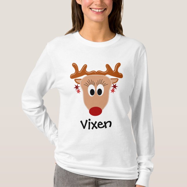 Vixen Reindeer T-Shirt (Framsida)