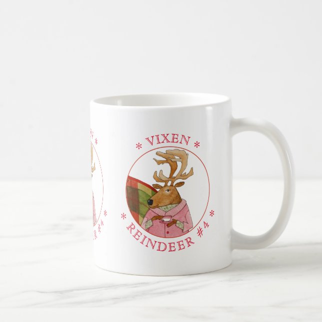 VIXEN REINDEER White Mugg (Höger)