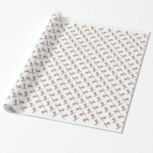 Vixen Ren Jul och Gåvor Presentpapper