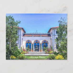 Vizcaya Miami Vykort