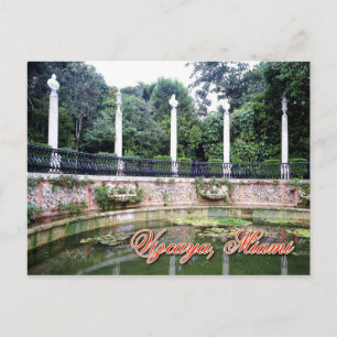 Vizcaya Museum and Gardens, Miami, Florida Vykort