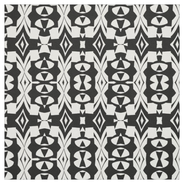 Vizier Black and White Tyg (Provkarta)