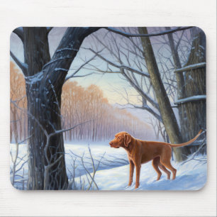 Vizla Låt Det Snö Jul  Musmatta