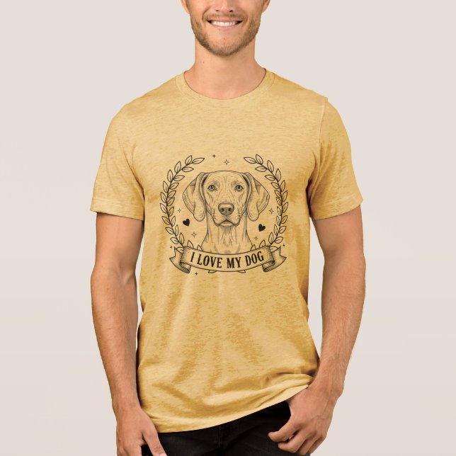 Vizsla Ägare Hundägare T Shirt (Framsida)
